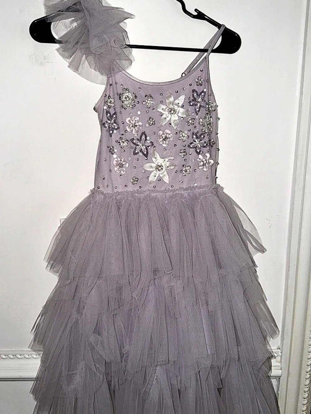 Girls Lavender Formal Tulle Dress Like New